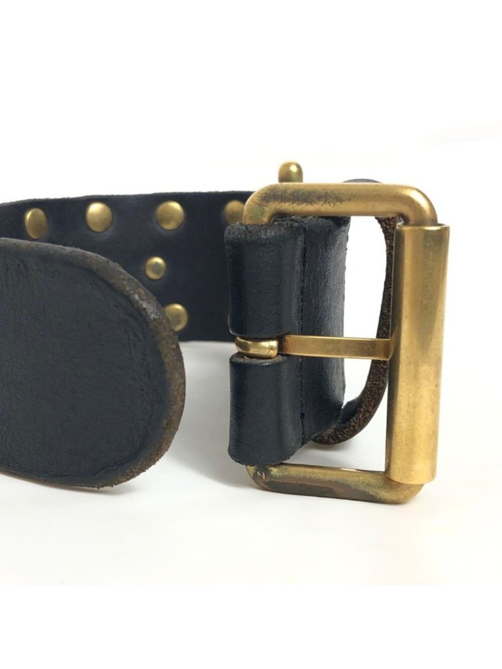 Gucci Leather Bracelet Cat Head Black Gold Hardware - Picture 10 of 10
